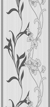 Панель пластиковая, орхидея серебро 2,7*0,25*0,008
